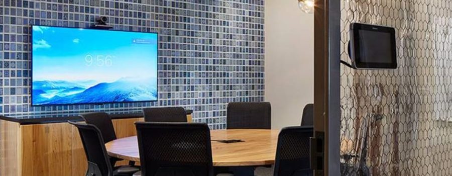 Archetype Glass' custom glass partition walls and custom glass railings at our confidential Chicago client's corporate office