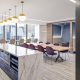 New project added to our portfolio: Capital Group Office custom metal mesh laminated glass partition walls