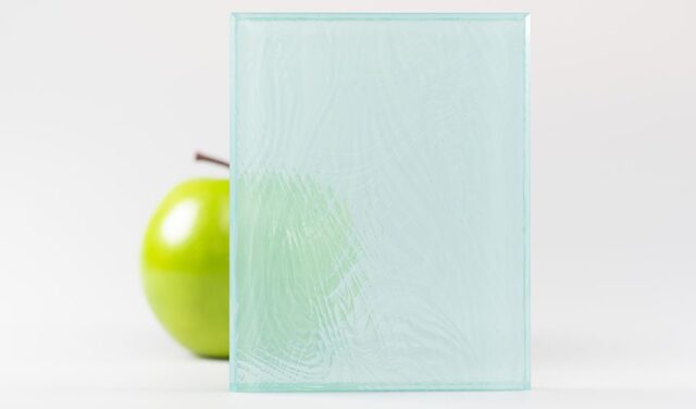 The Sea Salt custom laminated textured glass by Archetype Glass