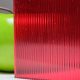 March 2022 QSP: DU-5445 red grooved custom textured art glass