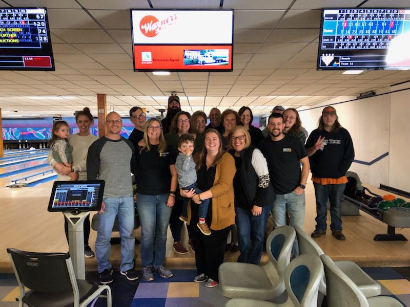 The Archetype Glass team at the 2022 Turkey Bowl team event