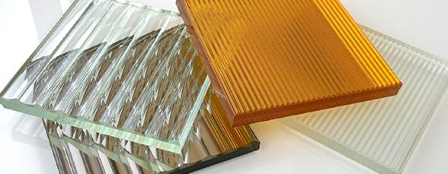 The custom laminated fluted glass and custom laminated ribbed glass from the Archetype Glass Quarterly Subscription Program's 2023 Second Quarter Collection