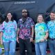 Exploring our fabric glass medium: tie dye team building