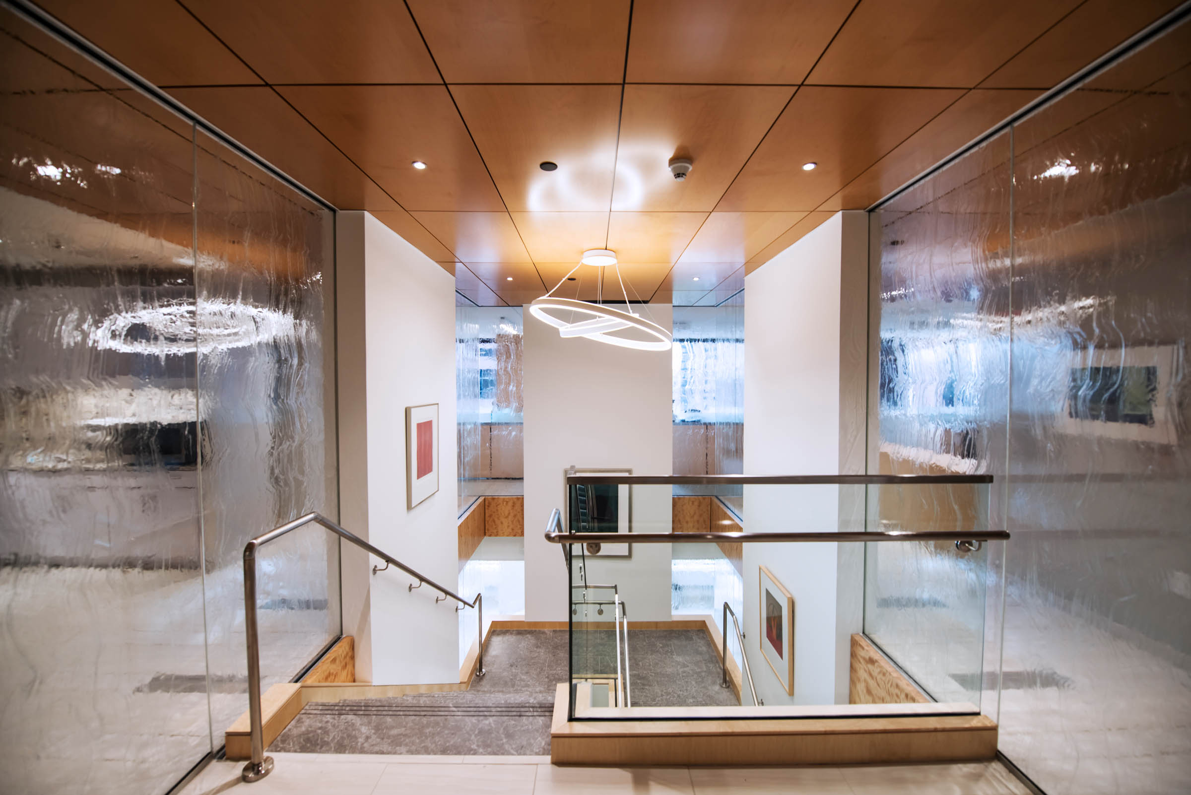 Textured Glass Walls