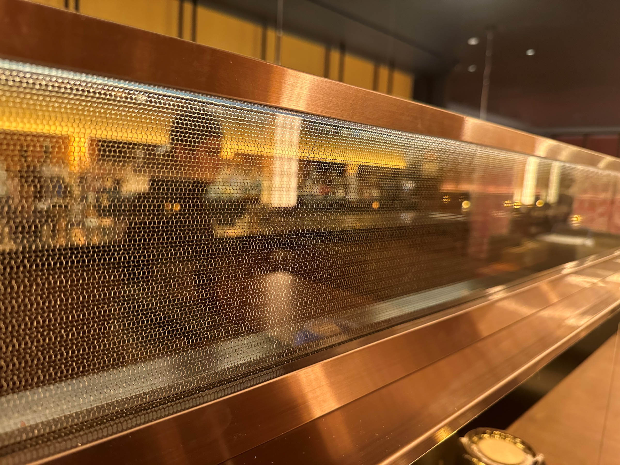 Custom Metal Mesh Glass Partition