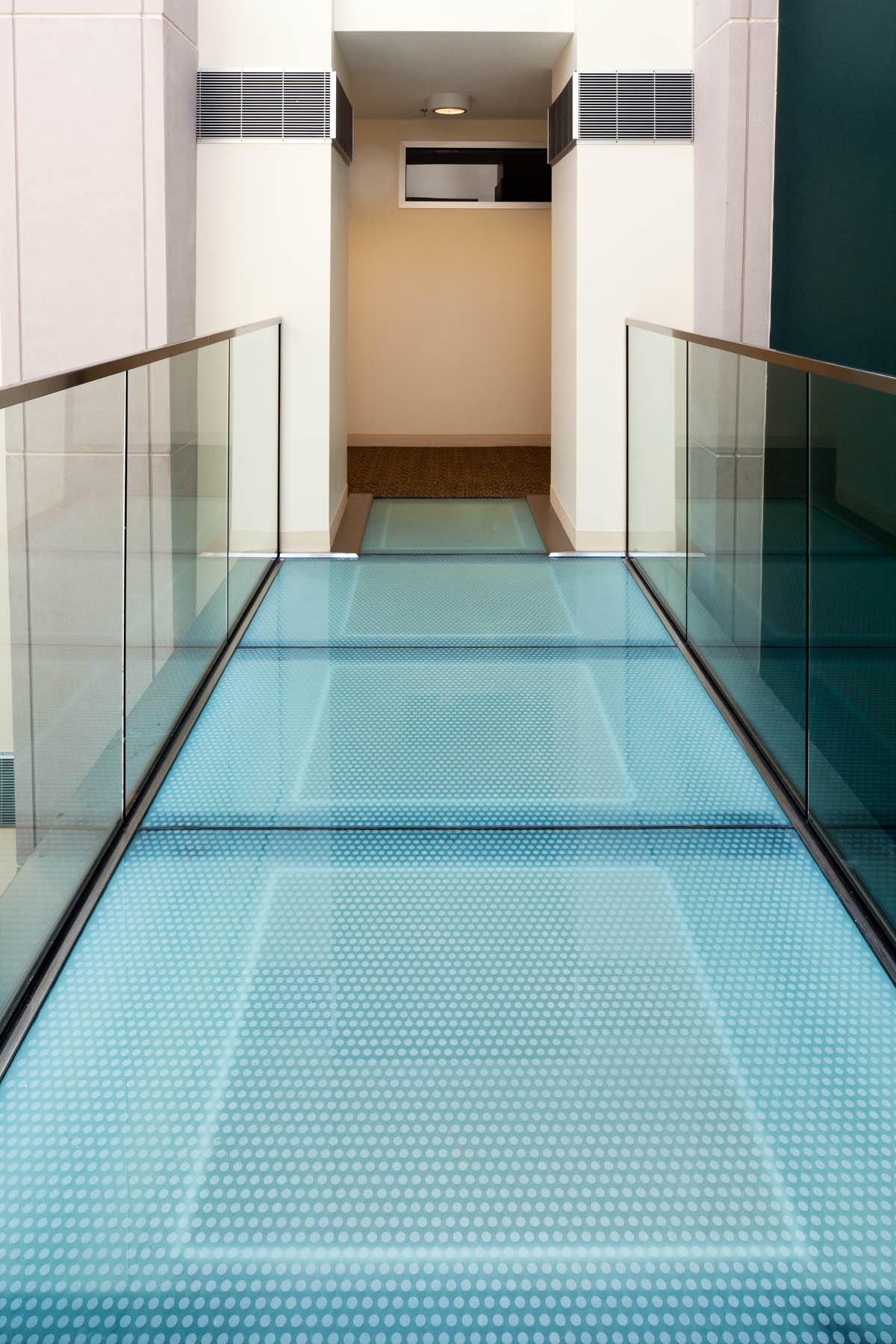 Custom Graphic Glass Bridge