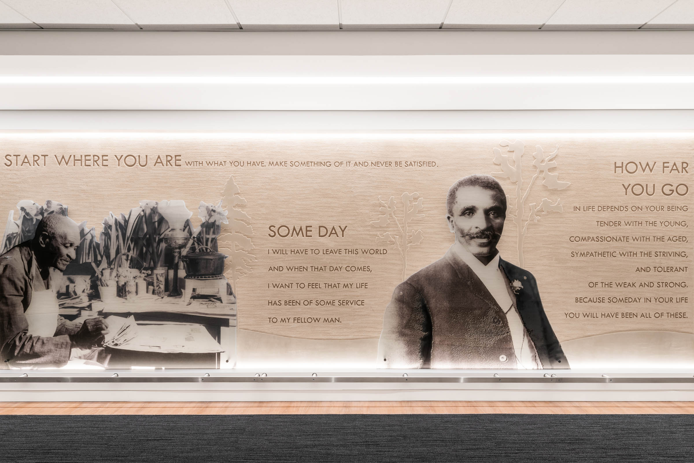 Custom Graphic Glass Installation