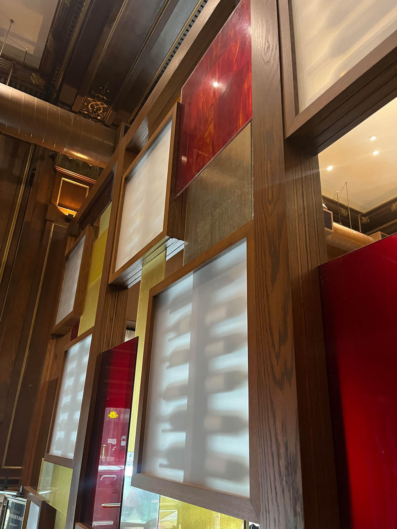 Textured Art Glass Feature