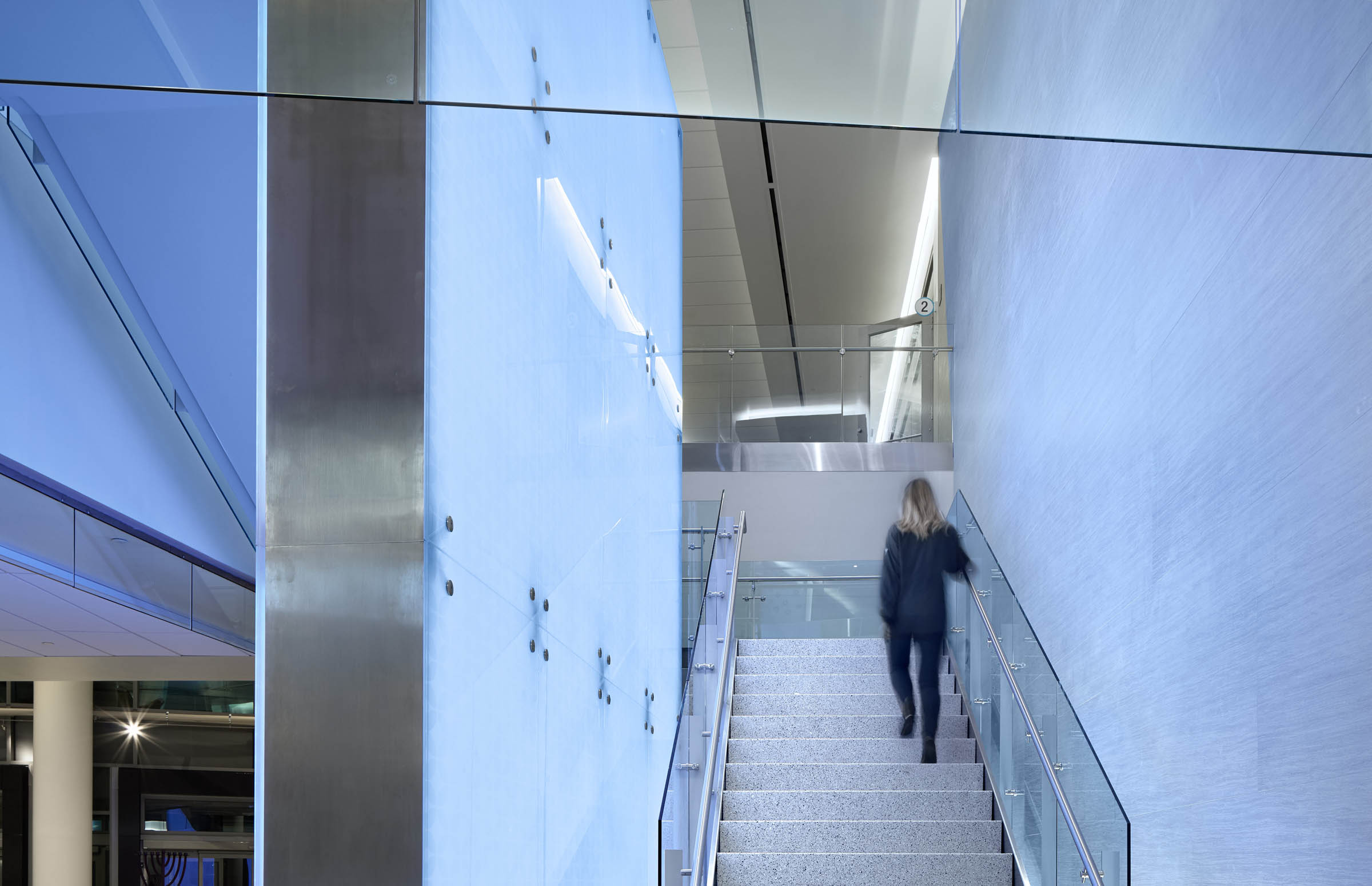 Custom Graphic Glass Lightbox Feature Wall